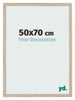 Bilderrahmen 50x70cm Sonoma Eiche MDF Bologna Vorne Messe | Yourdecoration.at