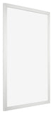 Bilderrahmen 50x70cm Weiss Hochglanz MDF Bologna Vorne Schrag | Yourdecoration.at