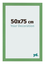 Bilderrahmen 50x75 cm Grun MDF Bologna Vorne Messe | Yourdecoration.at