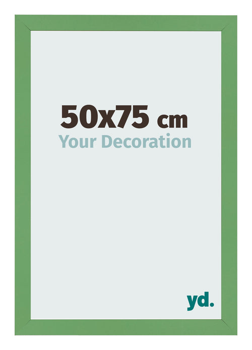 Bilderrahmen 50x75 cm Grun MDF Bologna Vorne Messe | Yourdecoration.at