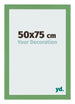 Bilderrahmen 50x75 cm Grun MDF Bologna Vorne Messe | Yourdecoration.at