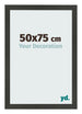 Bilderrahmen 50x75cm Antrazit MDF Bologna Vorne Messe | Yourdecoration.at