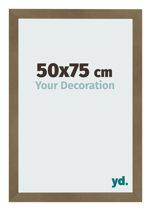Bilderrahmen 50x75cm Bronze Dekor MDF Bologna Vorne Messe | Yourdecoration.at
