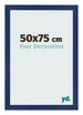 Bilderrahmen 50x75cm Dunkelblau Gewischt MDF Bologna Vorne Messe | Yourdecoration.at