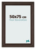 Bilderrahmen 50x75cm Eiche Dunkel MDF Lazio Vorne Messe | Yourdecoration.at
