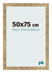 Bilderrahmen 50x75cm Gold Antik MDF Bologna Vorne Messe | Yourdecoration.at