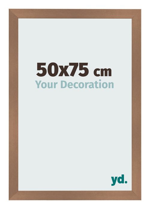 Bilderrahmen 50x75cm Kupfer Dekor MDF Bologna Vorne Messe | Yourdecoration.at