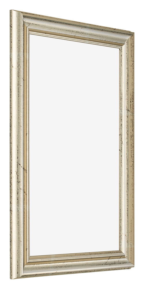 Bilderrahmen 50x75cm Metallglanz MDF Lazio Vorne Schrag | Yourdecoration.at