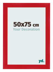 Bilderrahmen 50x75cm Rot MDF Pisa Vorne Messe | Yourdecoration.at