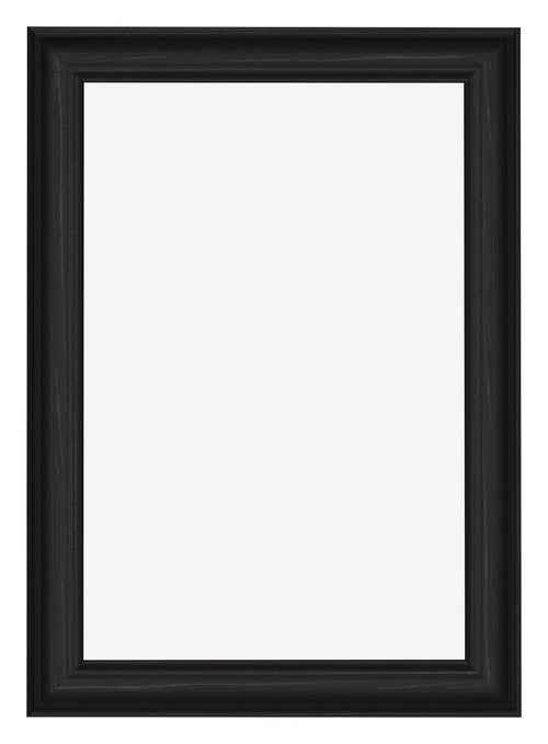 Bilderrahmen 50x75cm Schwarz Gemasert MDF Lazio Vorne | Yourdecoration.at
