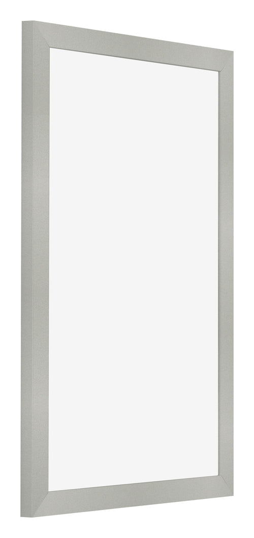 Bilderrahmen 50x75cm Silber Matt MDF Bologna Vorne Schrag | Yourdecoration.at