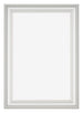 Bilderrahmen 50x75cm Weiss Gewischt MDF Lazio Vorne | Yourdecoration.at