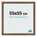 Bilderrahmen 55x55 cm Eiche Rustikal MDF Bologna Vorne Messe | Yourdecoration.at