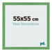 Bilderrahmen 55x55 cm Grun MDF Bologna Vorne Messe | Yourdecoration.at