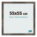 Bilderrahmen 55x55 cm Oxidiertes Metall MDF Bologna Vorne Messe | Yourdecoration.at