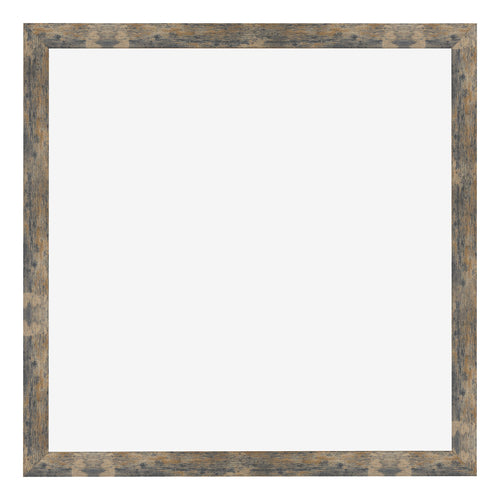 Bilderrahmen 55x55cm Blau Gold Meliert MDF Bologna Vorne | Yourdecoration.at