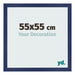 Bilderrahmen 55x55cm Dunkelblau Gewischt MDF Bologna Vorne Messe | Yourdecoration.at