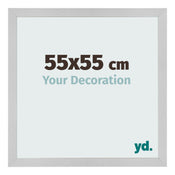 Bilderrahmen 55x55cm Edelstahl MDF Bologna Vorne Messe | Yourdecoration.at