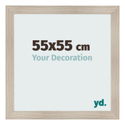 Bilderrahmen 55x55cm Eiche Rustikal MDF Pisa Vorne Messe | Yourdecoration.at