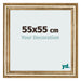Bilderrahmen 55x55cm Gold Antik MDF Lazio Vorne Messe | Yourdecoration.at