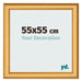 Bilderrahmen 55x55cm Gold Matt MDF Lazio Vorne Messe | Yourdecoration.at