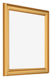 Bilderrahmen 55x55cm Gold Matt MDF Lazio Vorne Schrag | Yourdecoration.at