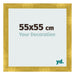 Bilderrahmen 55x55cm Gold Vintage MDF Pisa Vorne Messe | Yourdecoration.at