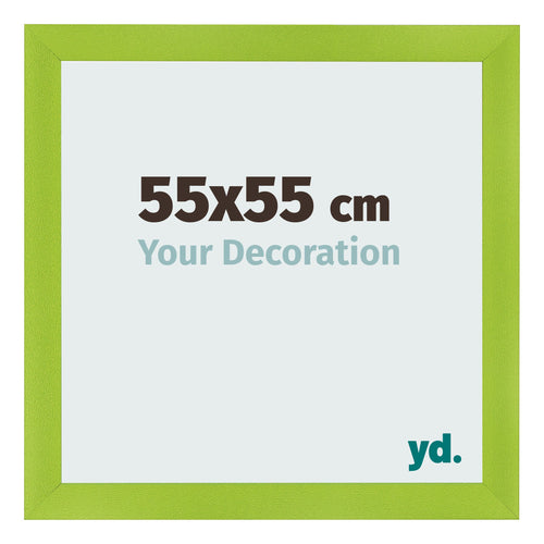 Bilderrahmen 55x55cm Grün MDF Pisa Vorne Messe | Yourdecoration.at