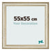 Bilderrahmen 55x55cm Metallglanz MDF Lazio Vorne Messe | Yourdecoration.at