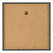 Bilderrahmen 55x55cm Schwarz Matt MDF Bologna Ruckseite | Yourdecoration.at