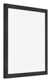 Bilderrahmen 55x55cm Schwarz Matt MDF Bologna Vorne Schrag | Yourdecoration.at