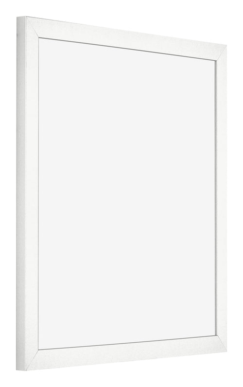 Bilderrahmen 55x55cm Weiss Hochglanz MDF Bologna Vorne Schrag | Yourdecoration.at