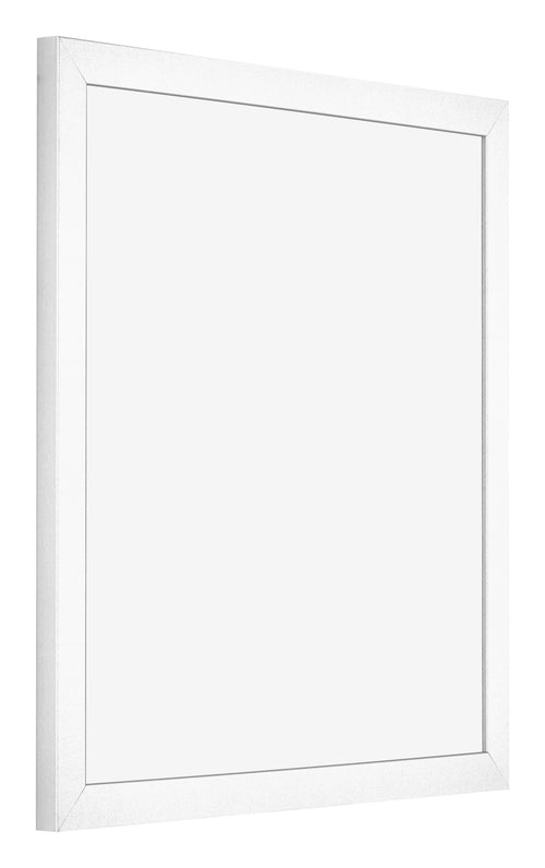 Bilderrahmen 55x55cm Weiss Matt MDF Bologna Vorne Schrag | Yourdecoration.at