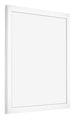 Bilderrahmen 55x55cm Weiss Matt MDF Bologna Vorne Schrag | Yourdecoration.at