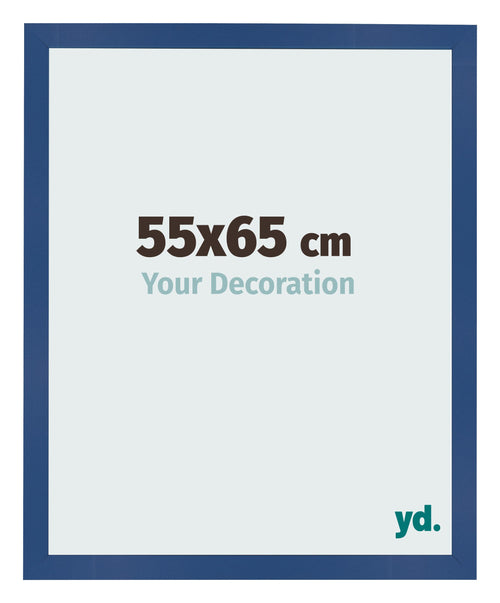 Bilderrahmen 55x65 cm Dunkelblau MDF Bologna Vorne Messe | Yourdecoration.at