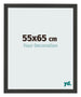 Bilderrahmen 55x65cm Schwarz Gemasert MDF Bologna Vorne Messe | Yourdecoration.at