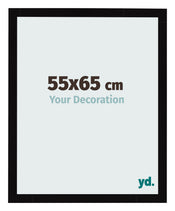Bilderrahmen 55x65cm Schwarz Hochglanz MDF Bologna Vorne Messe | Yourdecoration.at