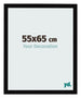 Bilderrahmen 55x65cm Schwarz Hochglanz MDF Bologna Vorne Messe | Yourdecoration.at