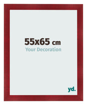 Bilderrahmen 55x65cm Weinrot Gewischt MDF Pisa Vorne Messe | Yourdecoration.at