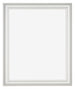 Bilderrahmen 55x65cm Weiss Gewischt MDF Lazio Vorne | Yourdecoration.at