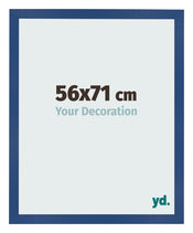 Bilderrahmen 56x71 cm Dunkelblau MDF Bologna Vorne Messe | Yourdecoration.at