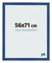 Bilderrahmen 56x71 cm Dunkelblau MDF Bologna Vorne Messe | Yourdecoration.at