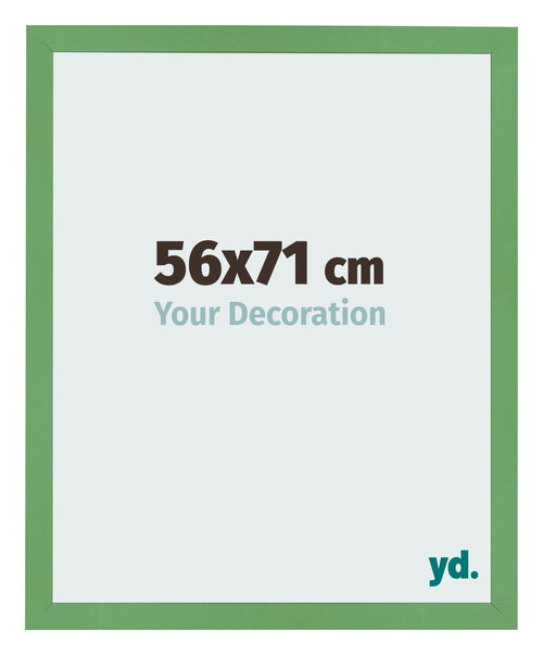 Bilderrahmen 56x71 cm Grun MDF Bologna Vorne Messe | Yourdecoration.at