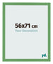 Bilderrahmen 56x71 cm Grun MDF Bologna Vorne Messe | Yourdecoration.at