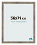 Bilderrahmen 56x71 cm Metall Vintage MDF Bologna Vorne Messe | Yourdecoration.at