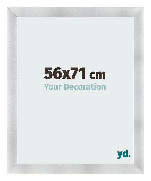 Bilderrahmen 56x71cm Aluminium Gebürstet MDF Pisa Vorne Messe | Yourdecoration.at