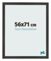 Bilderrahmen 56x71cm Antrazit MDF Bologna Vorne Messe | Yourdecoration.at