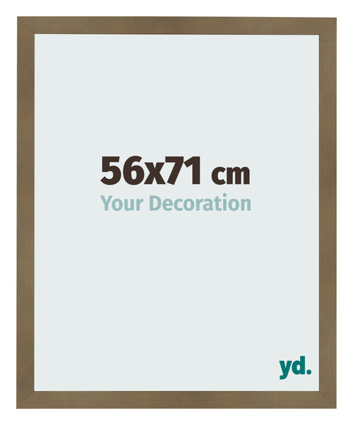 Bilderrahmen 56x71cm Bronze Dekor MDF Bologna Vorne Messe | Yourdecoration.at