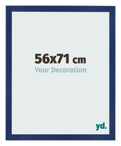 Bilderrahmen 56x71cm Dunkelblau Gewischt MDF Bologna Vorne Messe | Yourdecoration.at