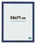 Bilderrahmen 56x71cm Dunkelblau Gewischt MDF Bologna Vorne Messe | Yourdecoration.at
